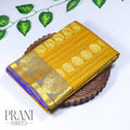 Mustard kanchi pattu saree
