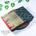 Bottle green Banarasi light weight Pattu saree