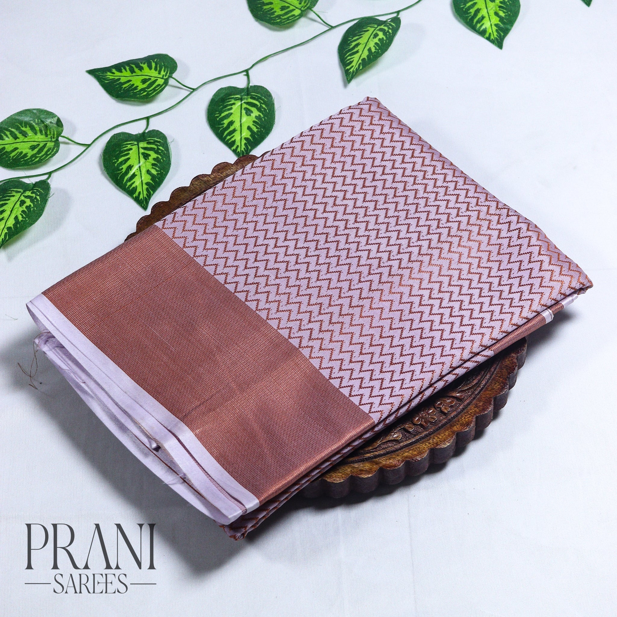 Dusty rose pochampalli saree