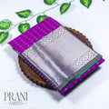 Purple Kanchivaram Pattu saree