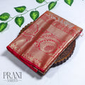 Brick red kanchivaram Pattu saree